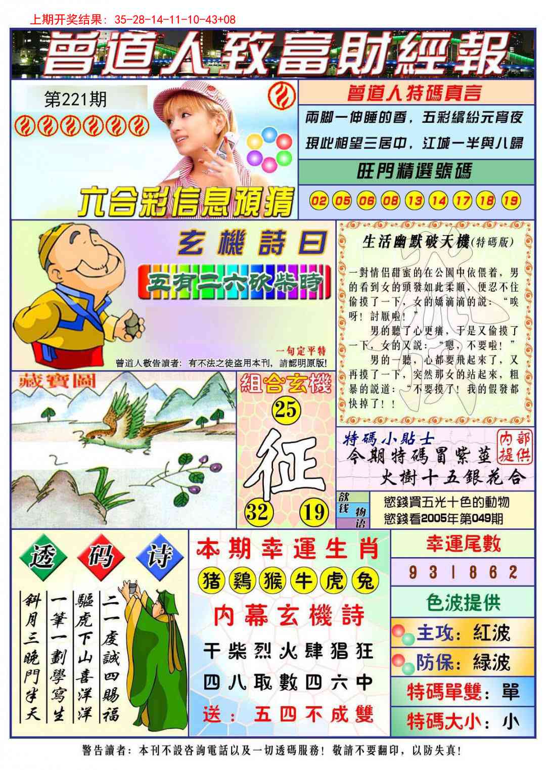 221期曾道人致福财经[图]