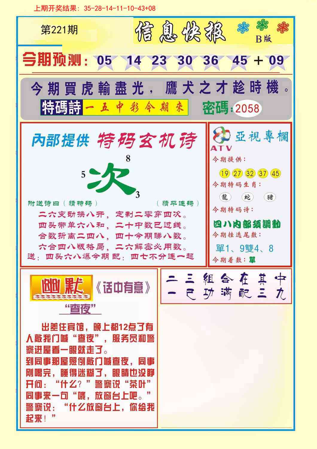 221期信息快报B[图]