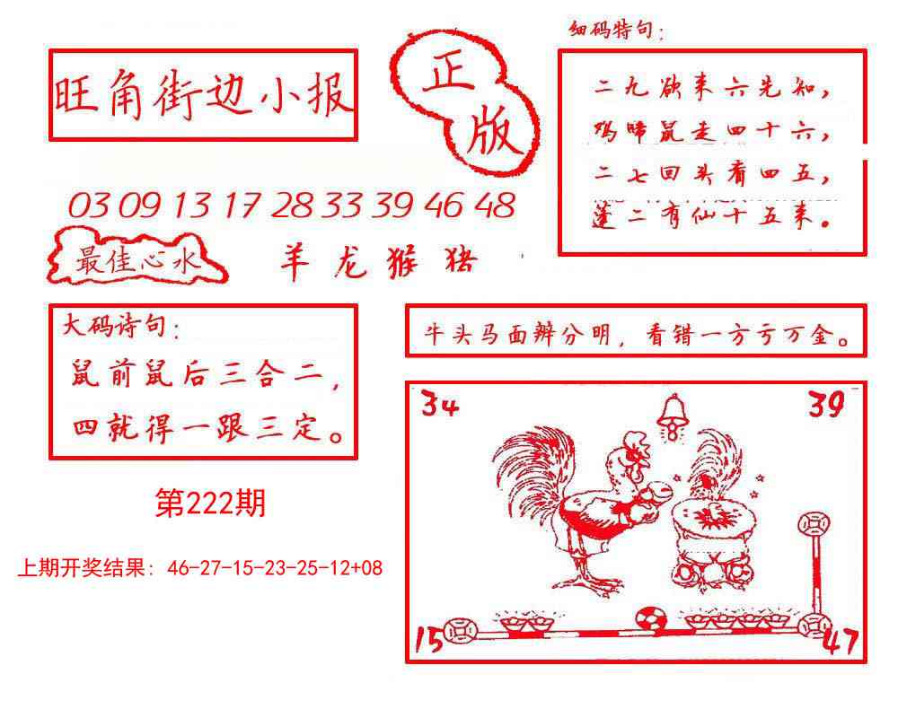 222期旺角街边小报[图]