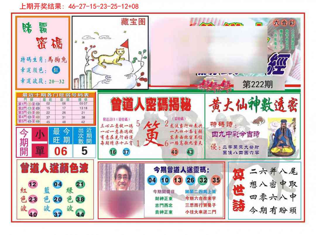 222期赢钱一经[图]