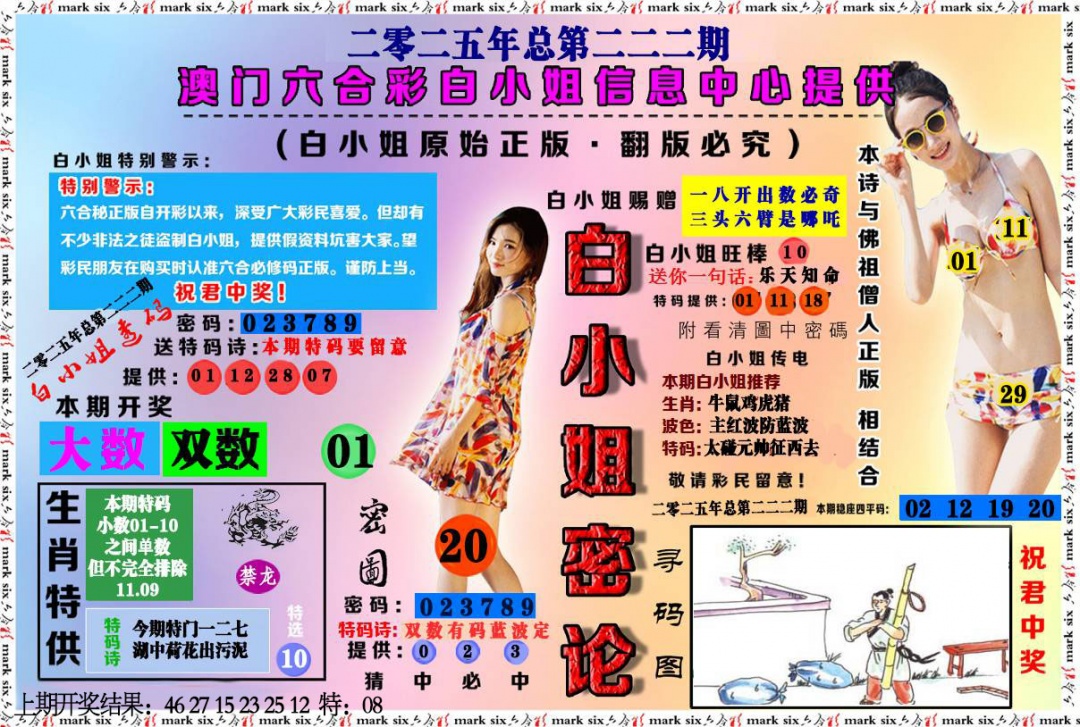 222期白小姐密论[图]