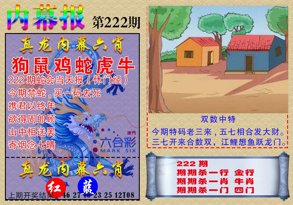 222期真龙内幕报[图]