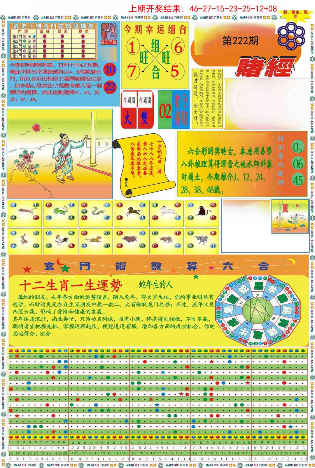 222期九龍赌经A(推荐)[图]