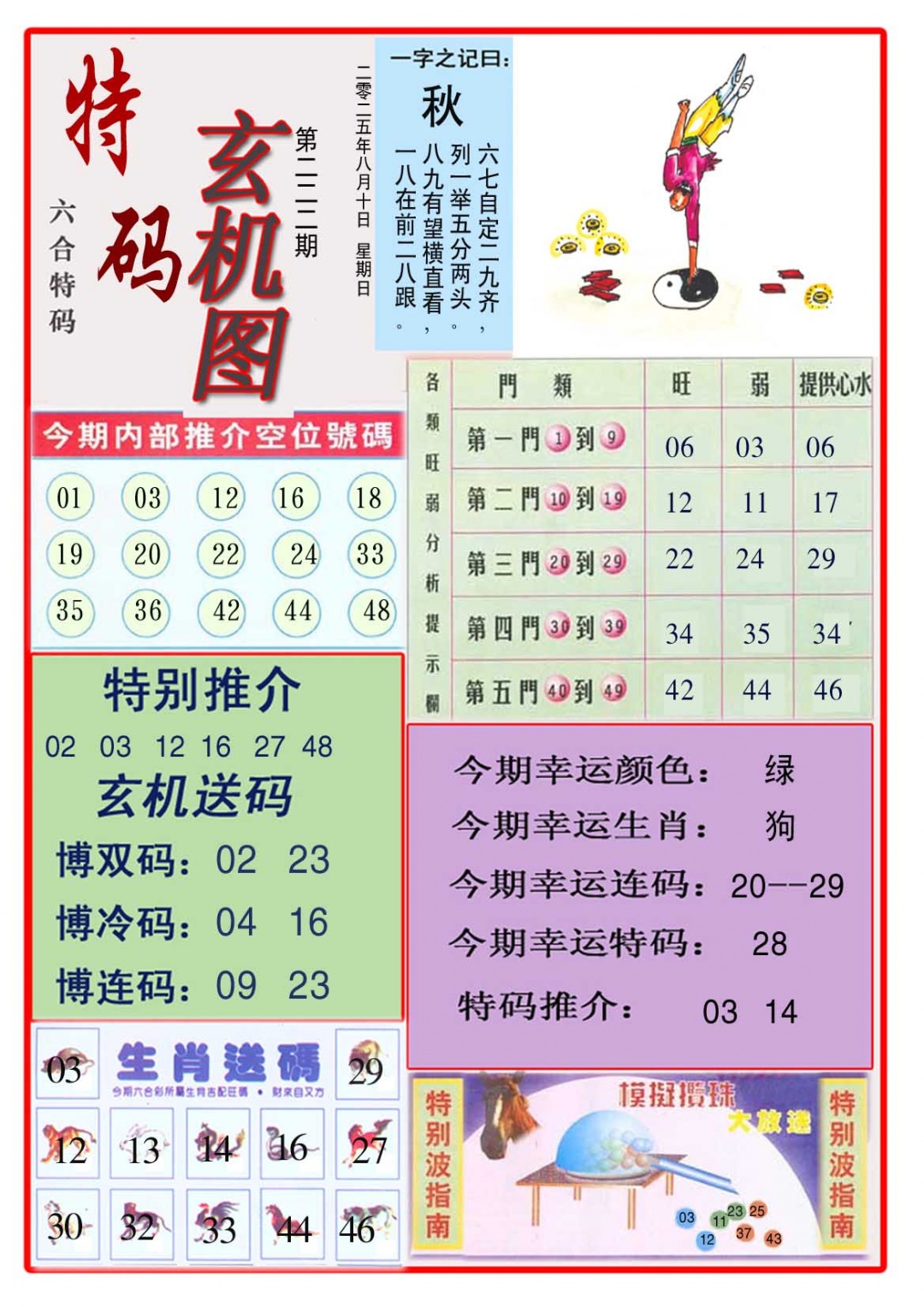 222期特码玄机图[图]