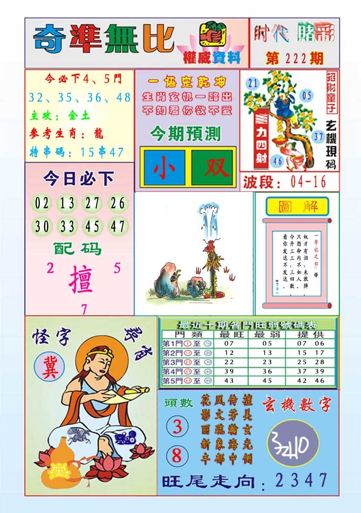 222期奇准无比[图]