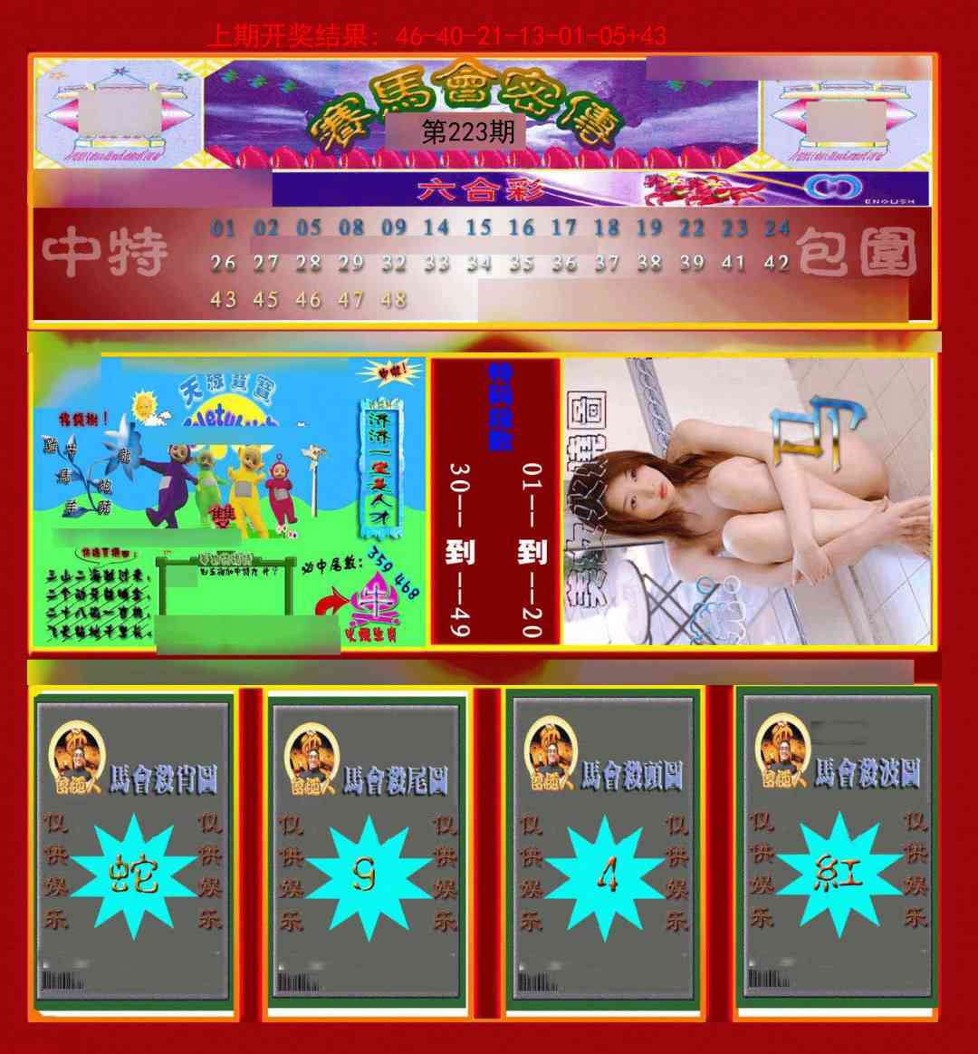 223期赛马会密传[图]