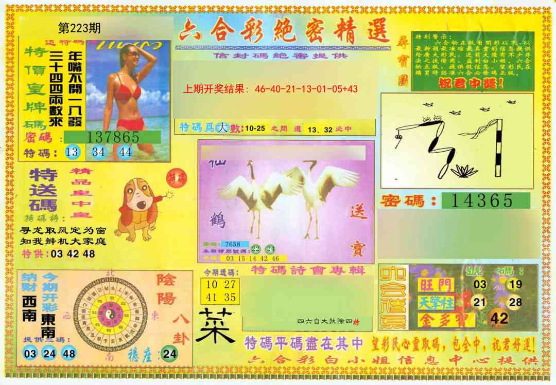 223期绝密精选A[图]