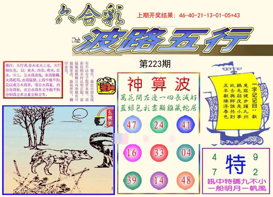 223期波路五行[图]