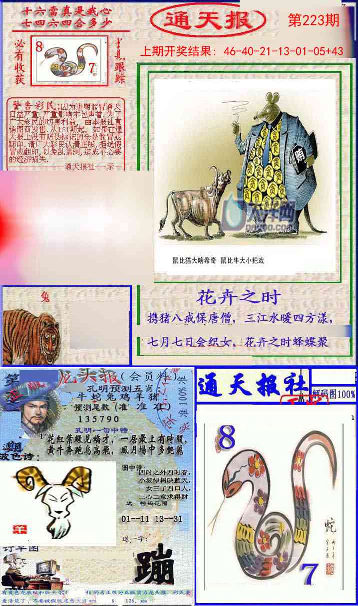 223期实力通天报[图]