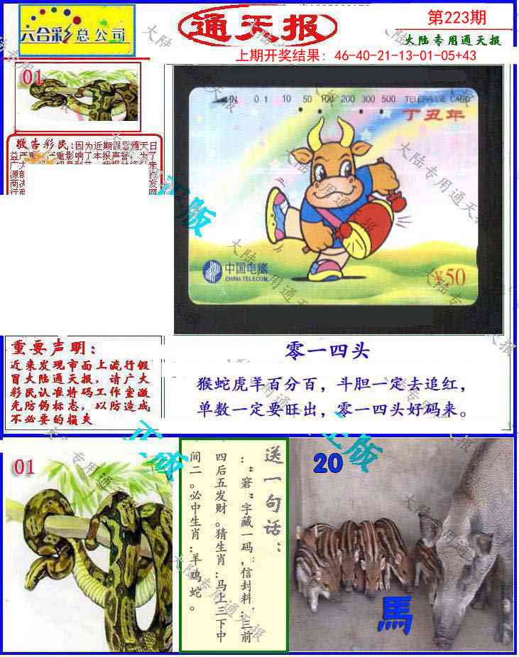 223期大陆通天报[图]