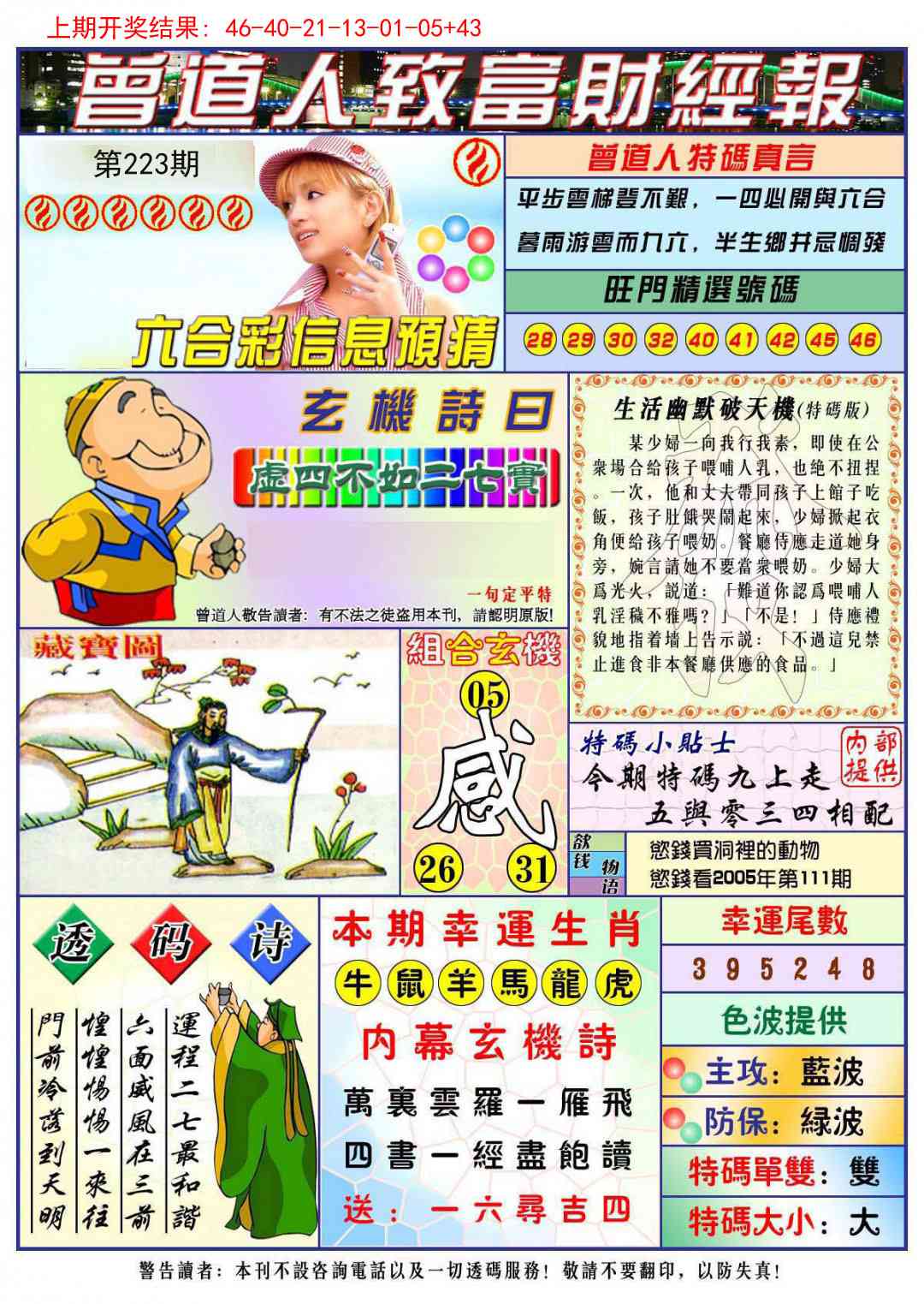 223期曾道人致福财经[图]