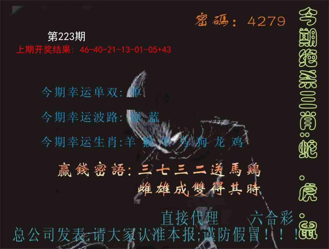 223期特码报[图]