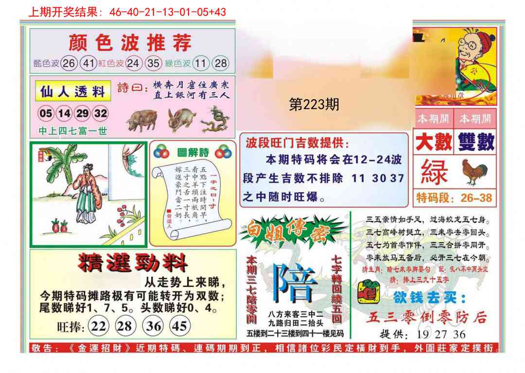 223期金运招财[图]
