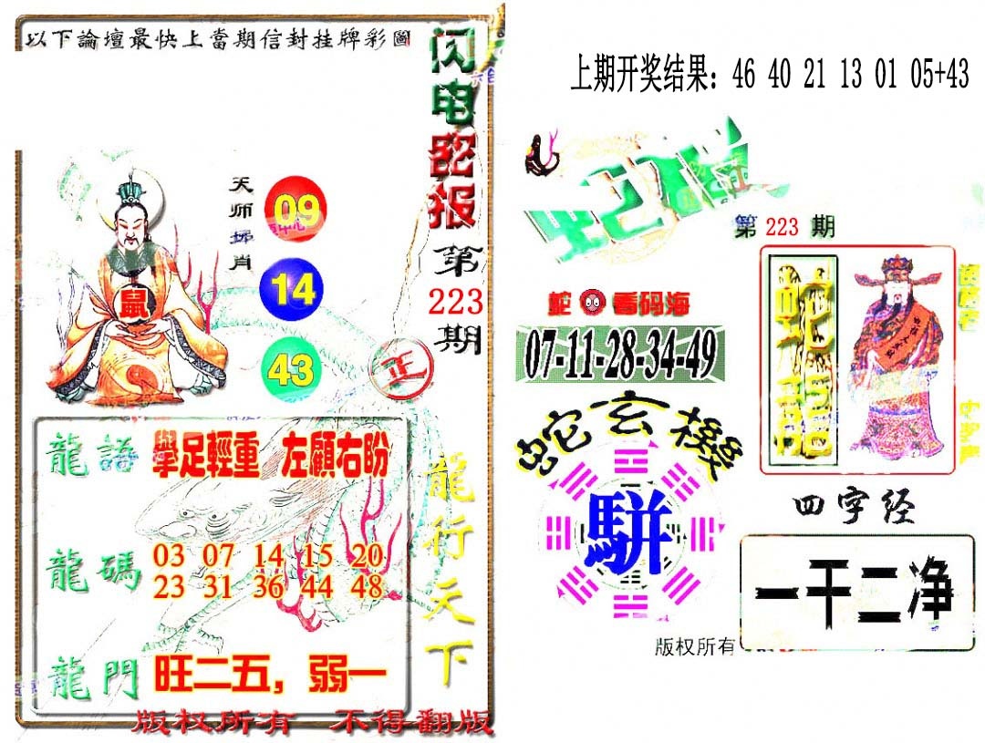 223期蛇报闪电版[图]