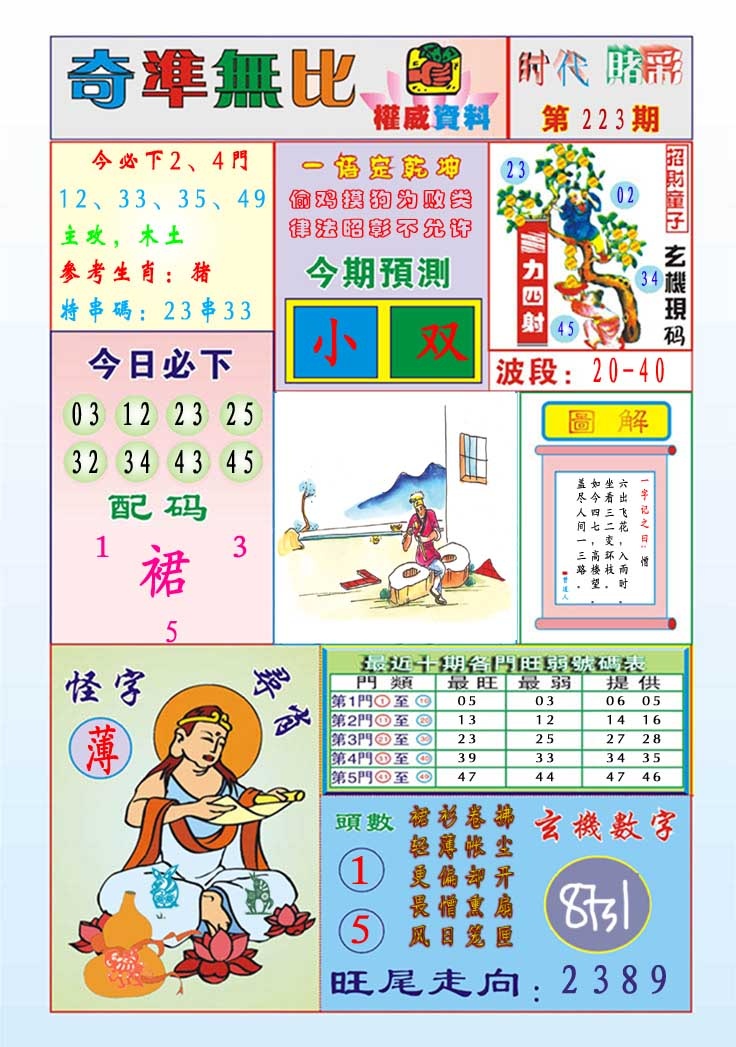 223期奇准无比[图]