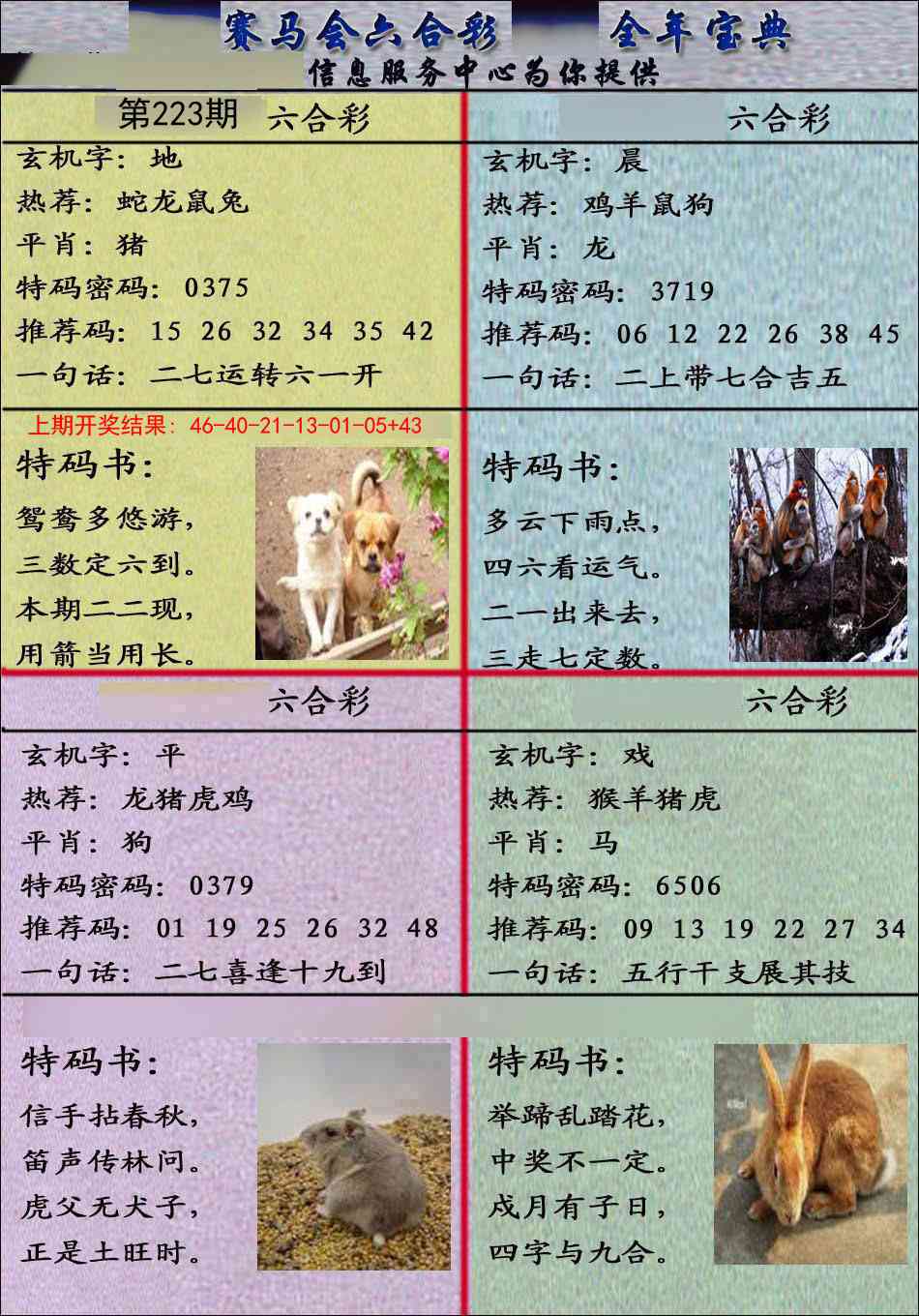 223期宝典报[图]