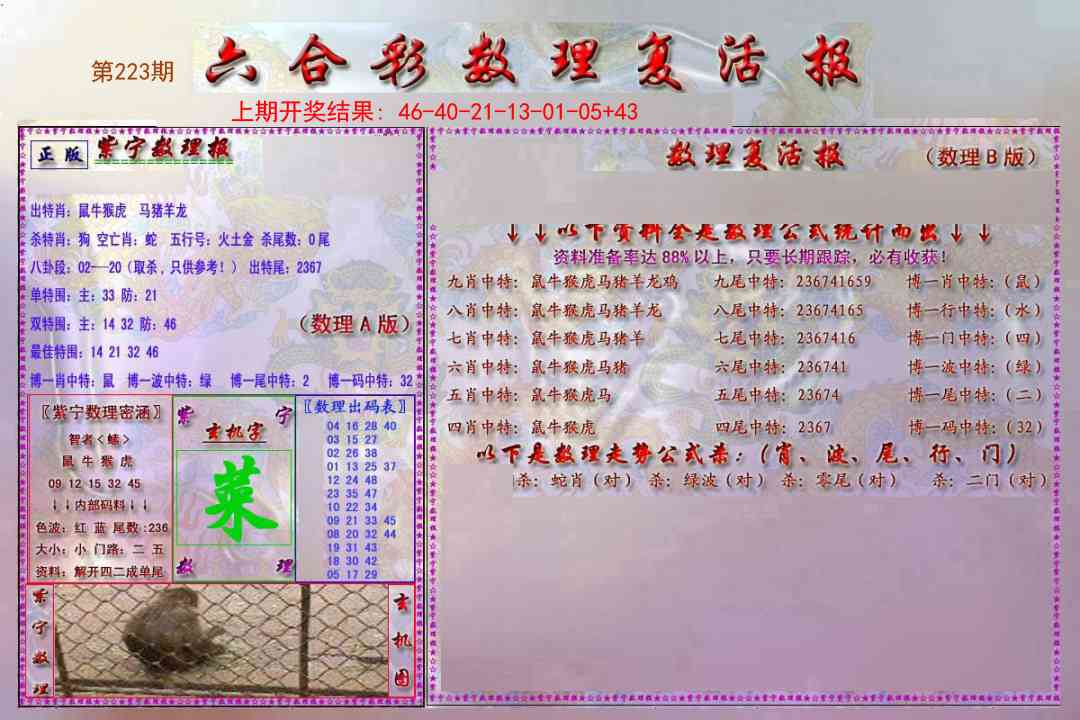 223期数理复活报[图]