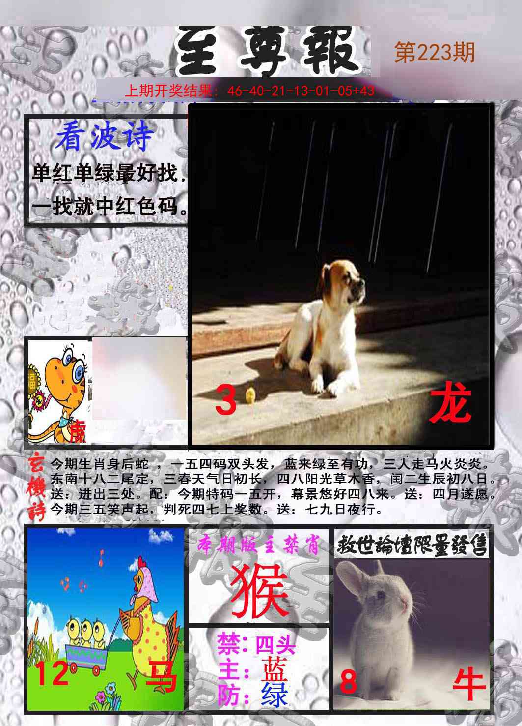 223期至尊报[图]