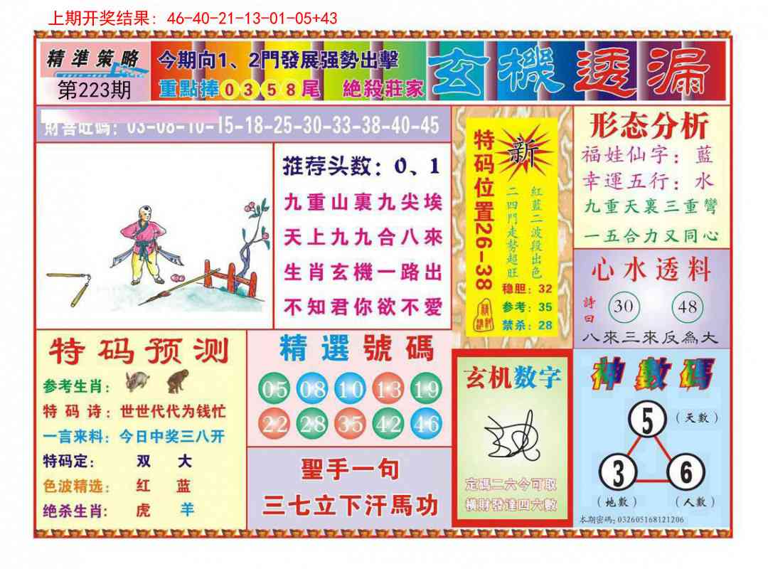 223期玄机透漏[图]