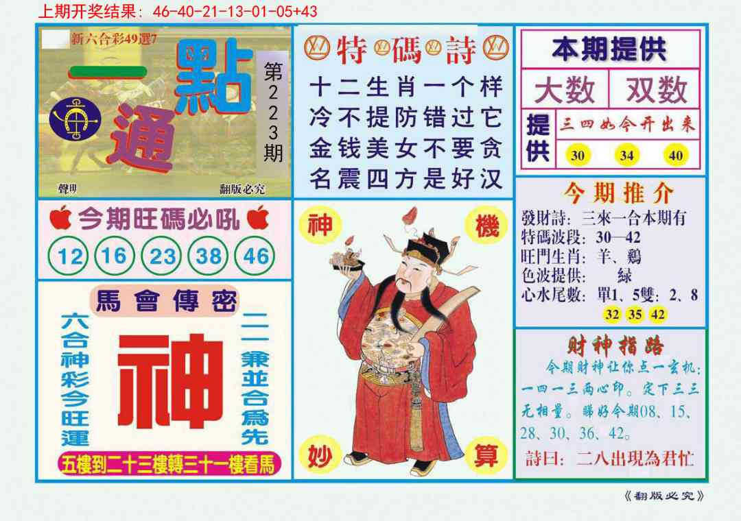 223期一点通[图]