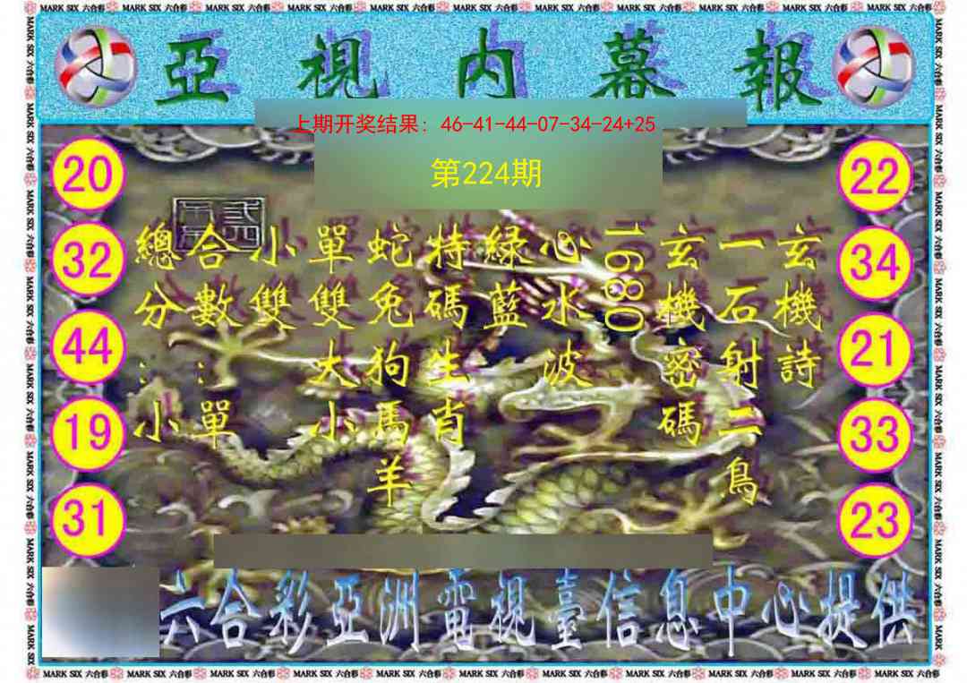 224期亚视内幕报[图]