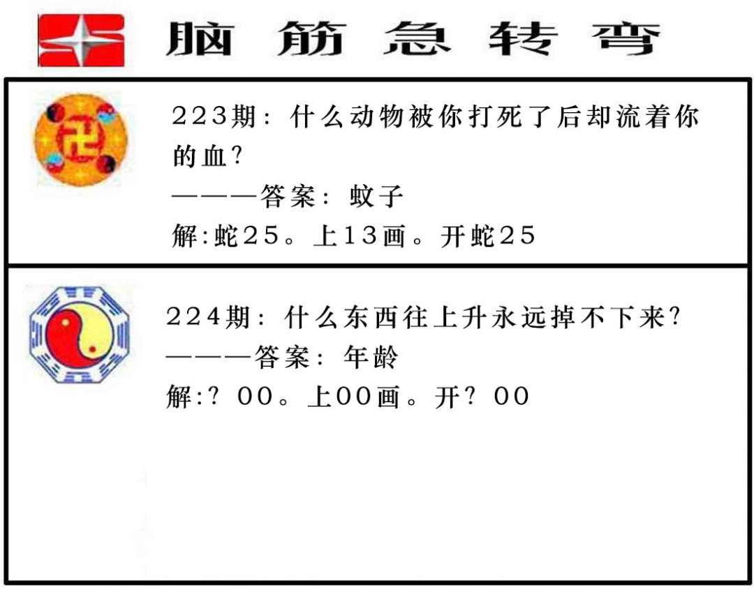 224期脑筋急转弯[图]