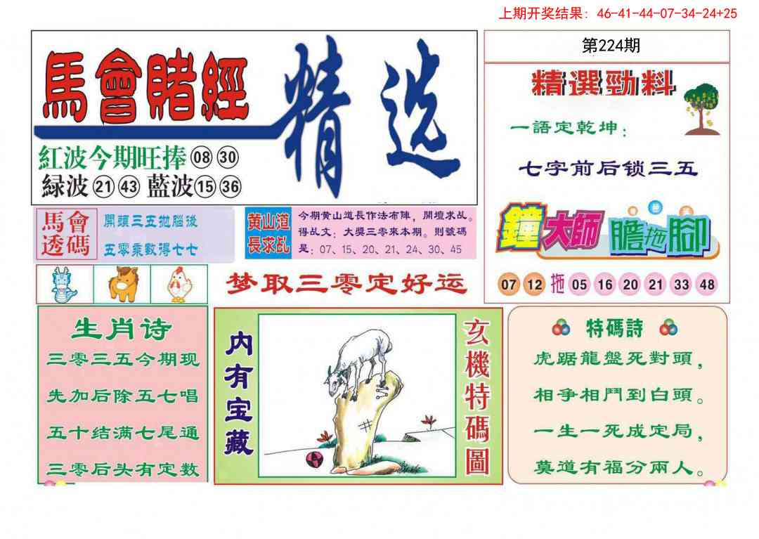 224期赌经精选[图]