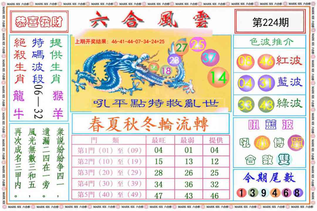 224期六合风云《另版》[图]