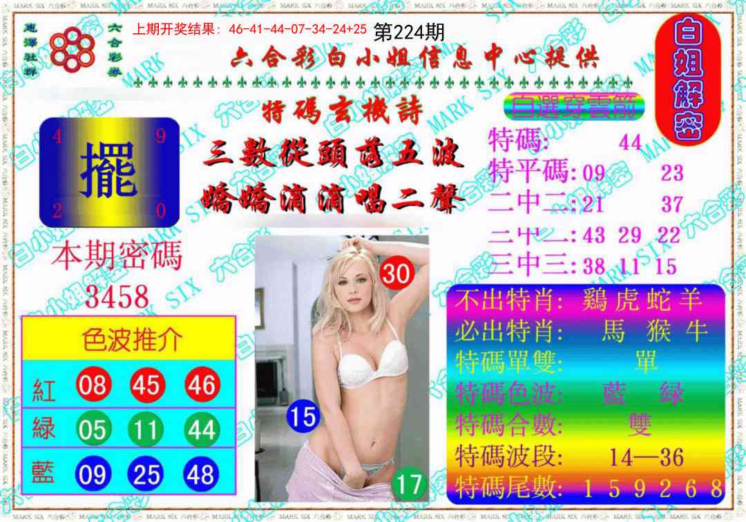 224期白姐解密《另版》[图]