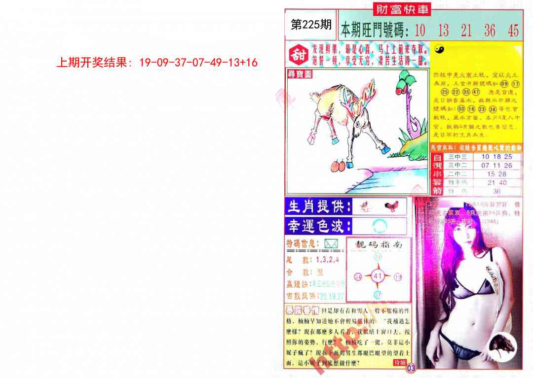 225期财富快车[图]