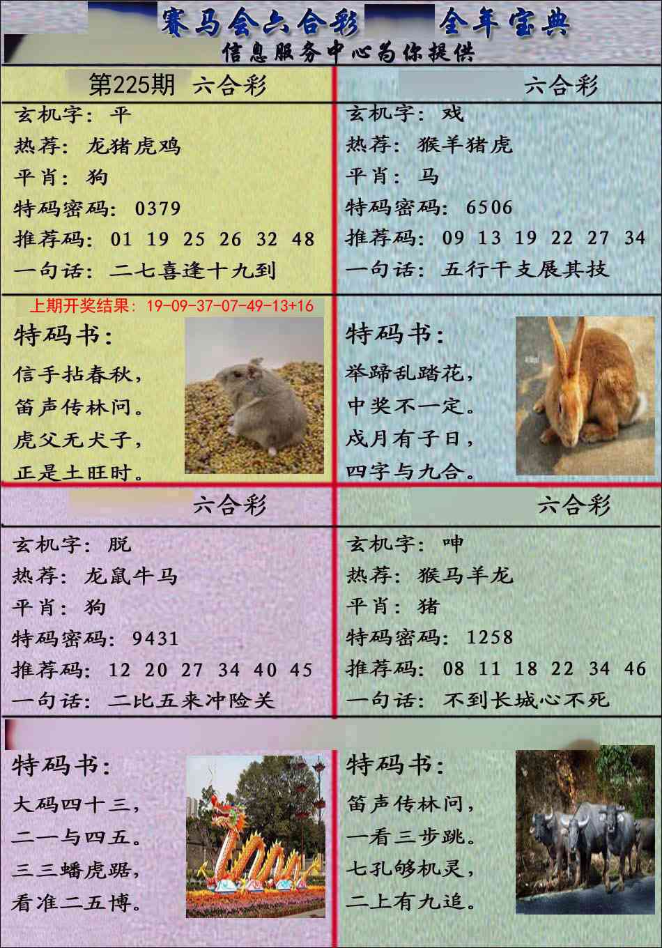 225期宝典报[图]