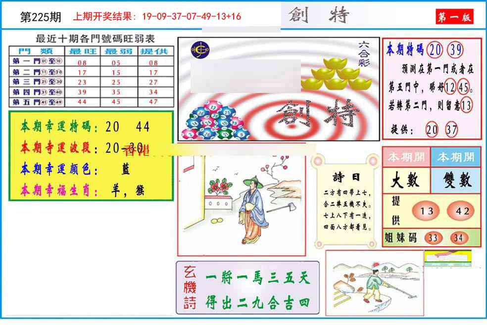 225期九龍创特A(推荐)[图]