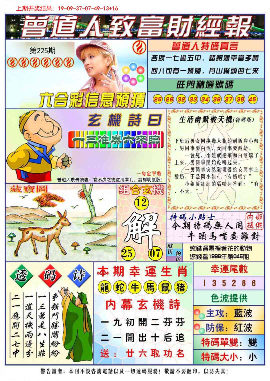 225期曾道人致福财经[图]