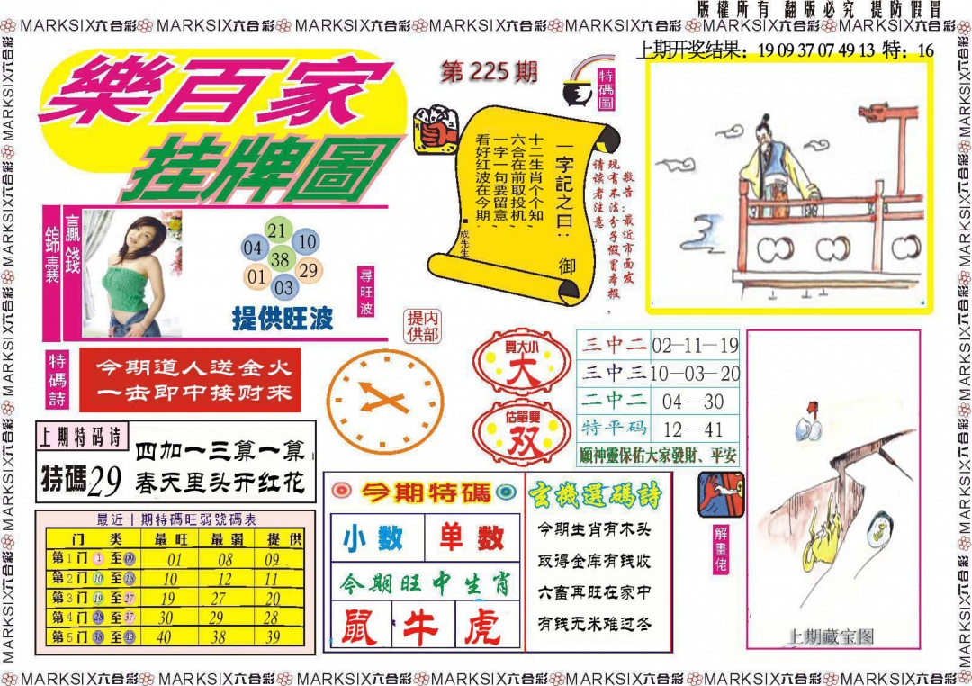 225期乐百家挂牌图[图]