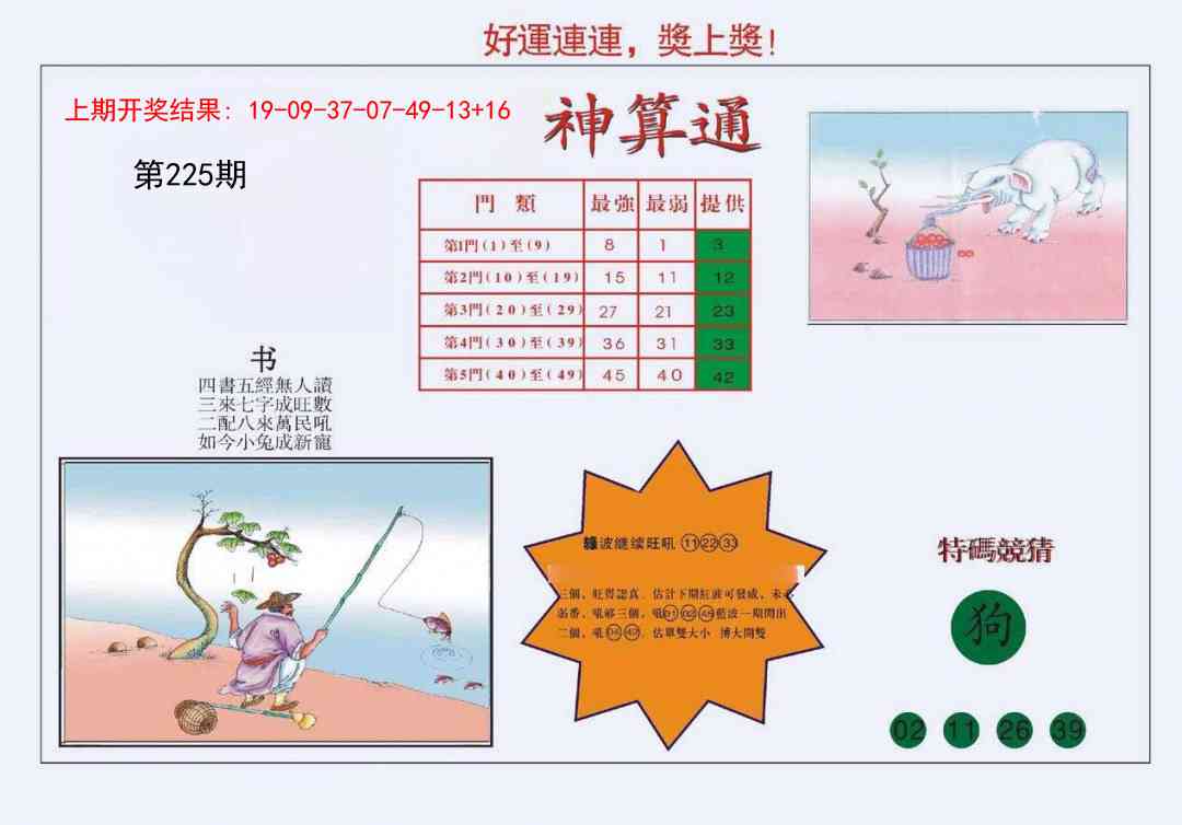 225期4-台湾神算[图]