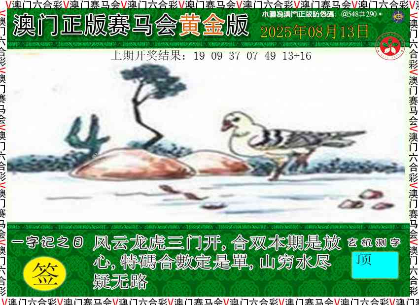 225期赛马会黄金版[图]