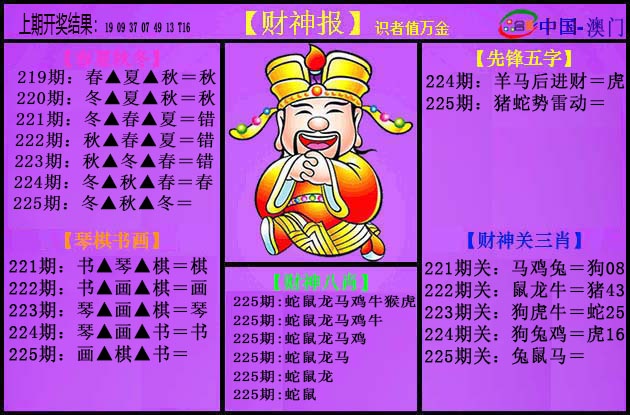 225期紫财神[图]