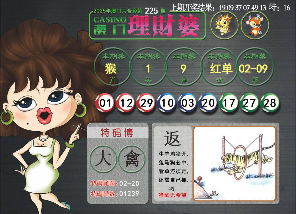 225期澳门理财婆[图]