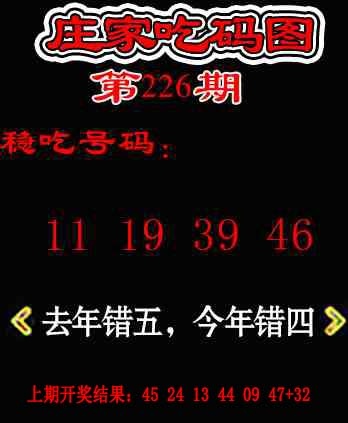 226期庄家吃码图[图]