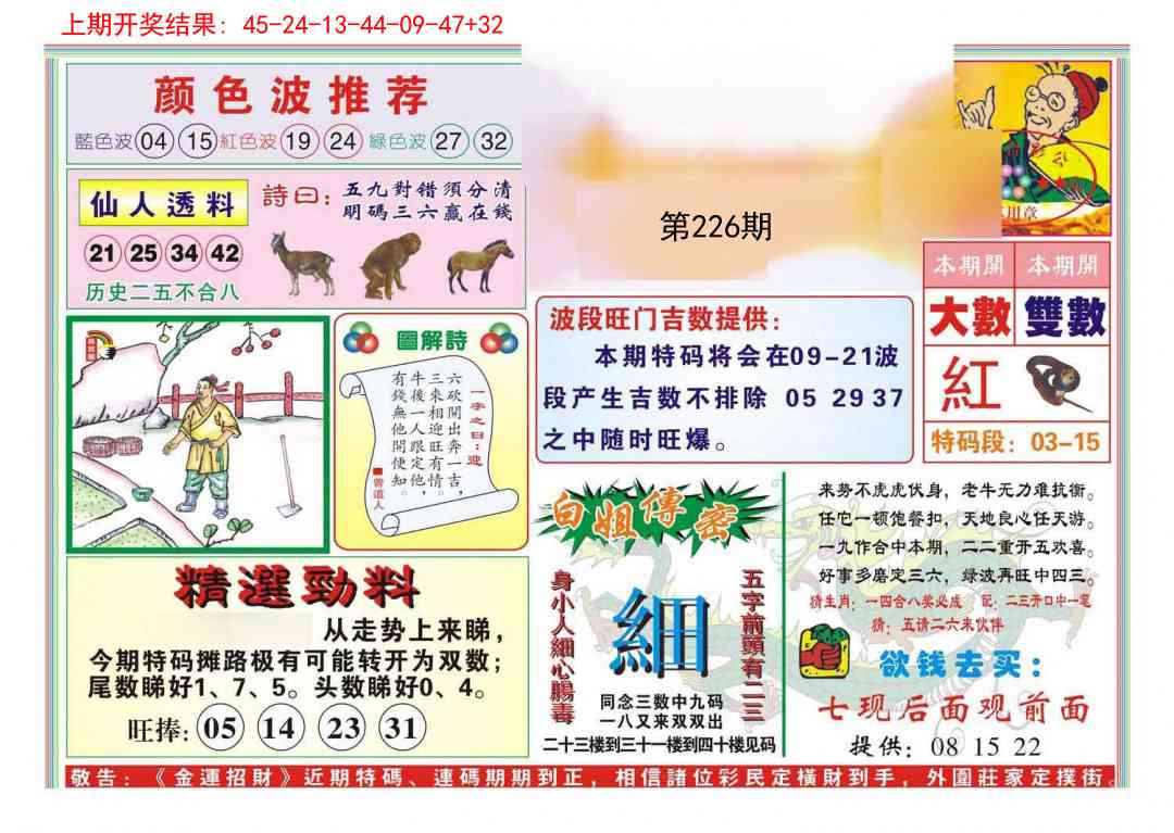 226期金运招财[图]