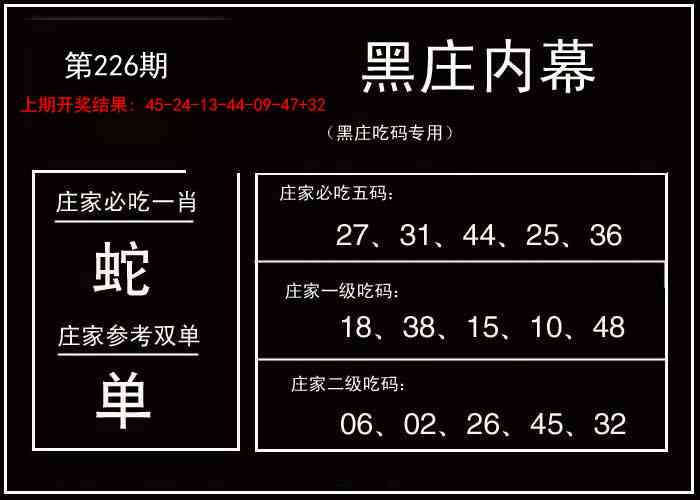 226期黑庄内幕[图]