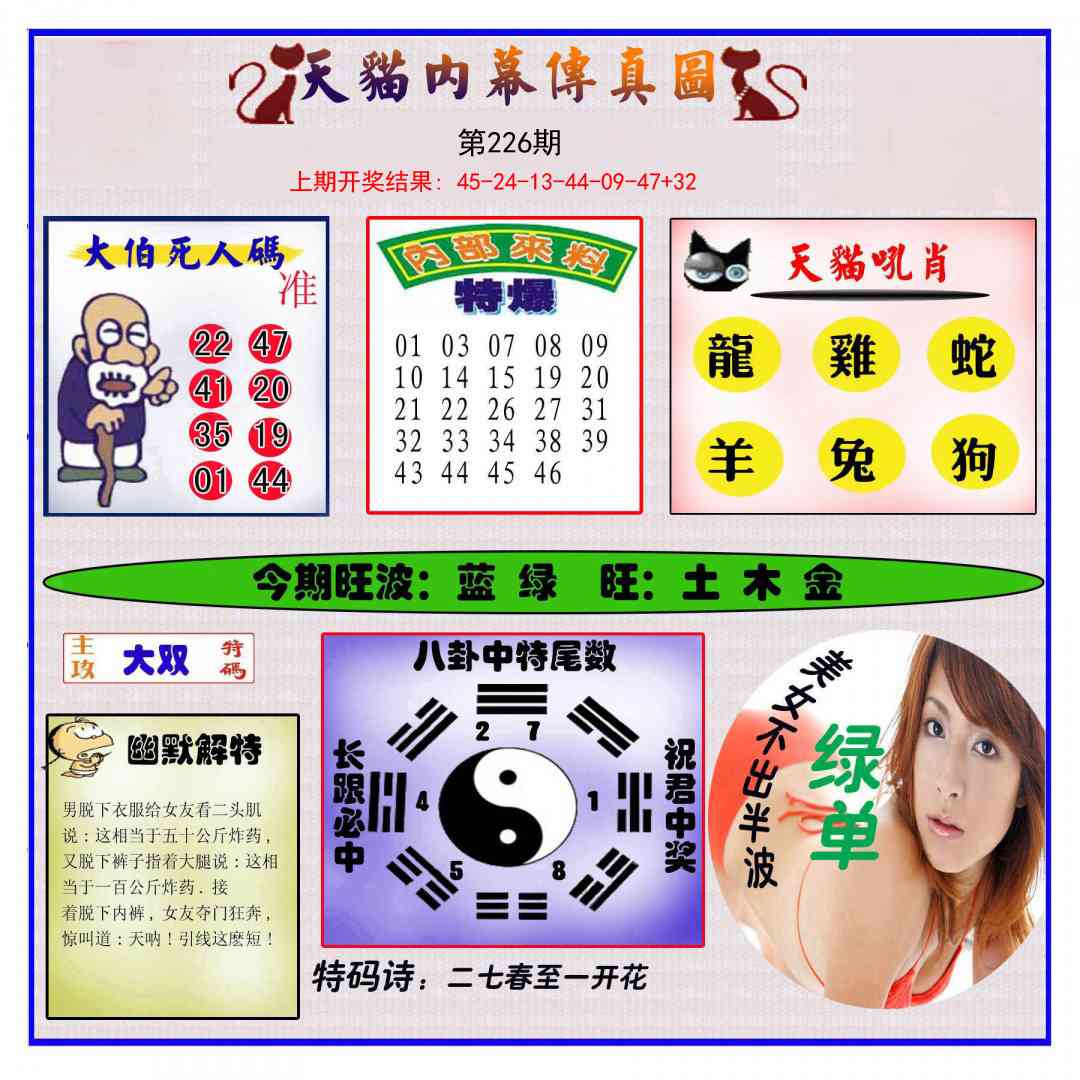 226期内幕传真图[图]