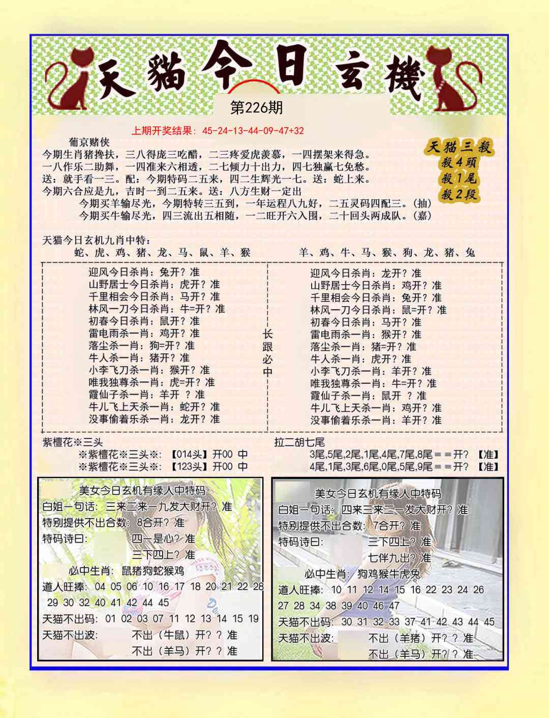 226期今日玄机图B[图]