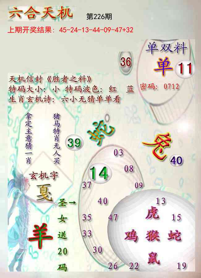 226期天机报[图]