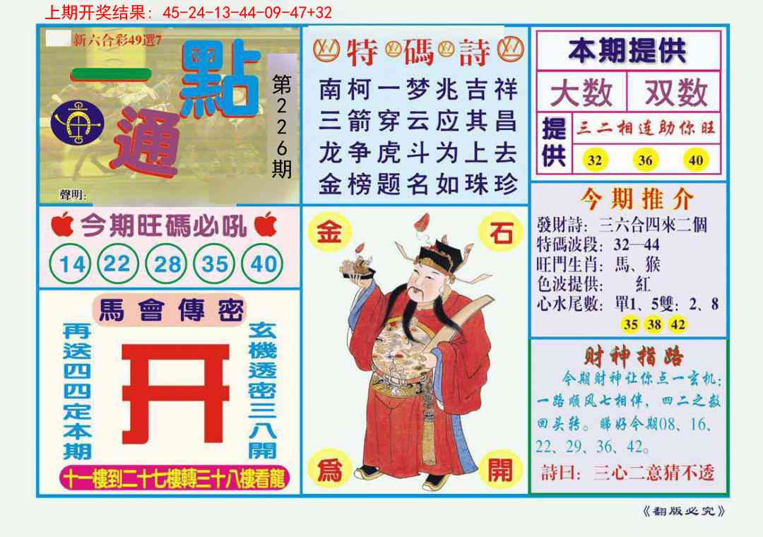 226期一点通[图]