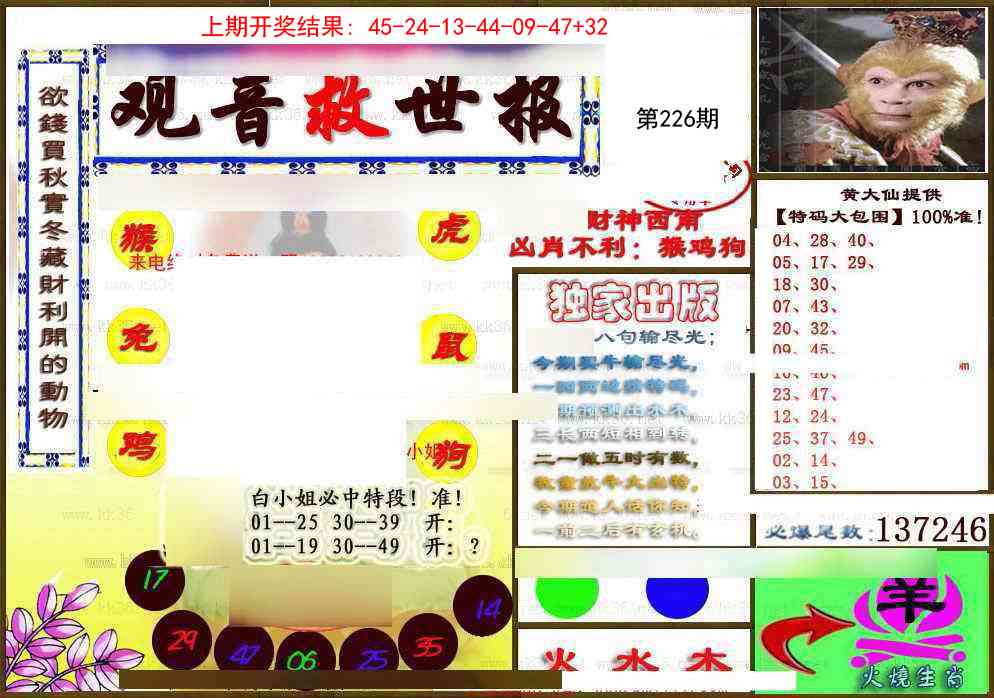 226期(另)观音救世密报[图]