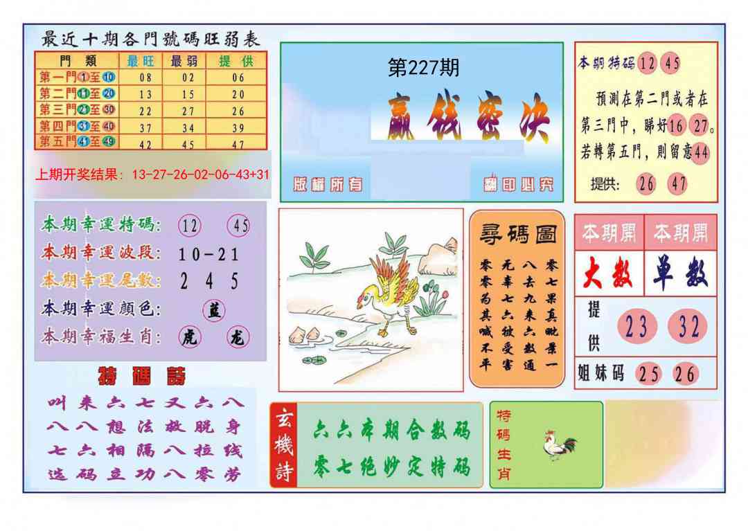 227期九龍赢钱密决(推荐)[图]