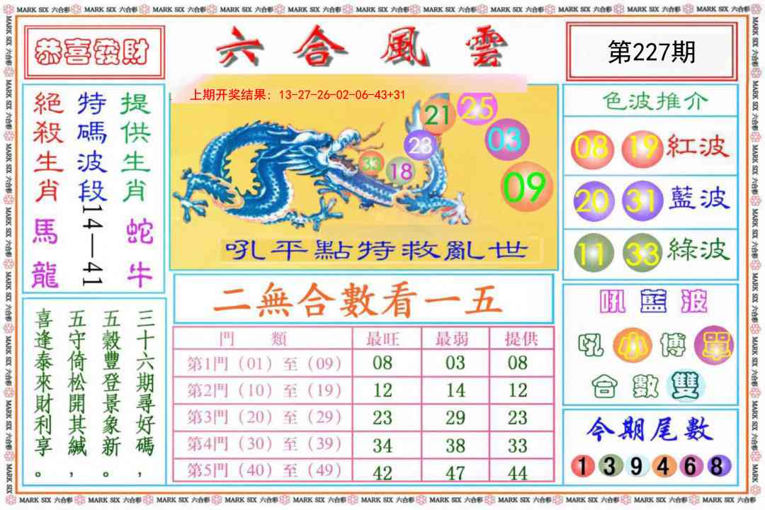 227期六合风云《另版》[图]
