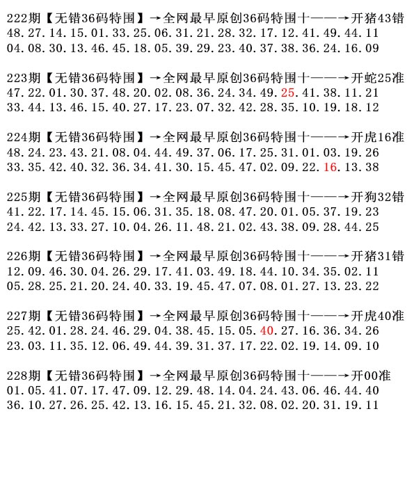 228期36码特围[图]