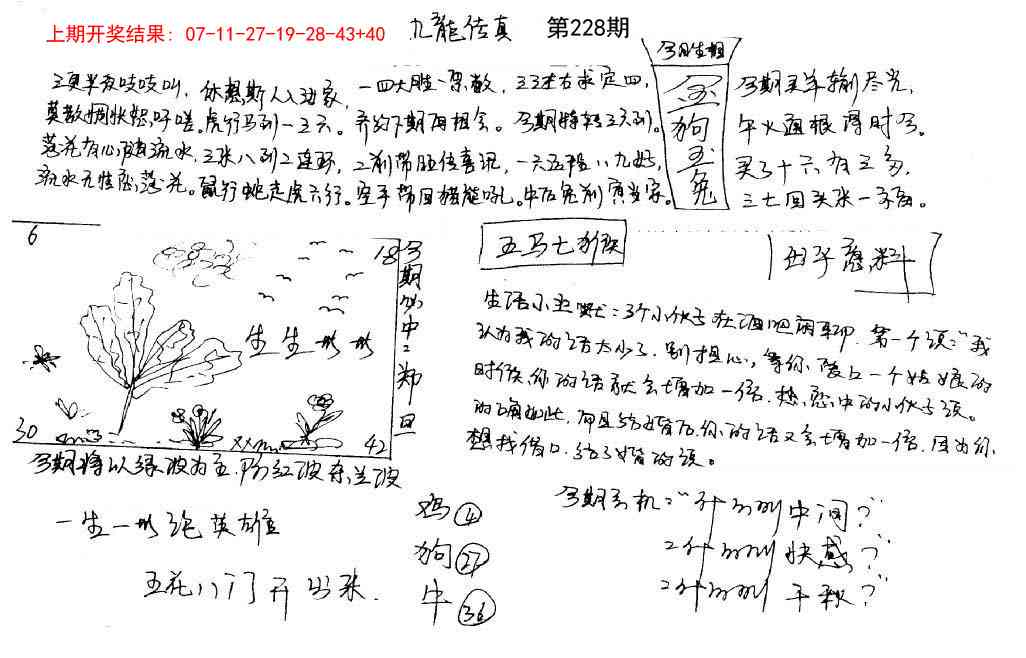 228期手写九龙内幕[图]